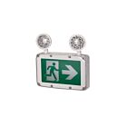 Etlin Daniels EC402WHW-A13-BB-GU-1 4.5W LED Running Man Exit Sign Light