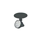 Etlin Daniels ER270SBL-U24D-7 1-Head 7W Black LED Emergency Light