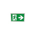 Etlin Daniels EX300WHM-A13-BB-GU 3-4W White LED Running Man Exit Sign Light
