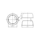 Etlin Daniels HBRA9-90D-ALRF-M150 Aluminum Reflector