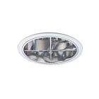 Eurofase Lighting 19186-49 White 6" Round Louver Cross Blade Trim