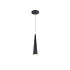Eurofase Lighting 20444-037 Sliver 1-Light 50W Black Pendant