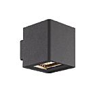 Eurofase Lighting 28285-021 Crest 10W Graphite Grey LED Outdoor Wall Mount