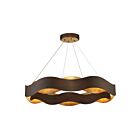 Eurofase Lighting 31384-018 Vaughan 100W Bronze Chandelier