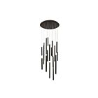 Eurofase Lighting 31445-016 Santana 18W Black Chandelier