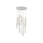 Eurofase Lighting 31445-025 Santana 18W Satin Nickel Chandelier