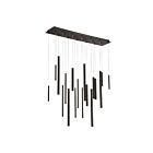 Eurofase Lighting 31446-013 Santana 18W Black Chandelier