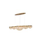 Eurofase Lighting 31831-017 Mondo 15-Lights 600W Antique Gold Crystal Chandelier