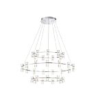 Eurofase Lighting 33726-014 Netto 132W Chrome Chandelier