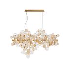 Eurofase Lighting 34031-022 Trento 15-Lights 480W Antique Gold Chandelier