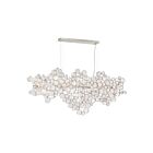 Eurofase Lighting 34032-015 Trento 15-Lights 600W Champagne Silver Chandelier