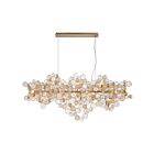 Eurofase Trento 34032-027 600W Antique Gold Chandelier