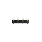 Eurofase Lighting 34135-039 Pista 4-Lights 240W Black Vanity Light
