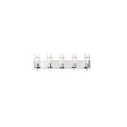 Eurofase Lighting 34136-010 Pista 5-Lights 300W Chrome Vanity Light