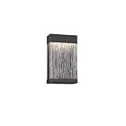 Eurofase Lighting 35891-017 Tiffany 10W Black LED Outdoor Wall Light