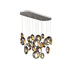 Eurofase Lighting 35912-019 Arlington 60W Blackened Chrome Chandelier
