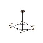 Eurofase Lighting 37051-013 Albany 30W Deep Black Chandelier
