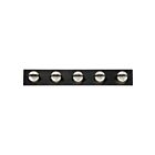 Eurofase Lighting 37071-038 Ryder 25W Black Vanity Light