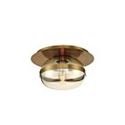 Eurofase Lighting 37086-015 Nottingham 1-Light 60W Ancient Brass Semi Flush Mount