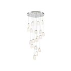 Eurofase Lighting 37192-023 Paget 19-Lights 95W Chrome LED Chandelier