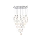 Eurofase Lighting 37193-020 Paget 31-Lights 155W Chrome LED Chandelier