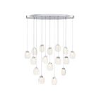 Eurofase Lighting 37194-027 Paget 16-Lights 80W Chrome Chandelier