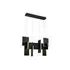 Eurofase Lighting 37345-025 Coburg 93W Black Chandelier