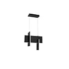 Eurofase Lighting 37346-027 Coburg 35W Black LED Pendant