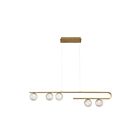 Eurofase Lighting 37351-014 Phillimore 15W Brushed Gold Chandelier
