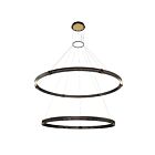 Eurofase Lighting 37384-012 Admiral 170W Matte Black Chandelier