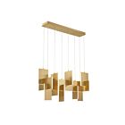 Eurofase Lighting 38044-014 Coburg 129W Gold LED Chandelier