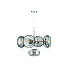 Eurofase Lighting 38129-025 5-Lights 300W Polished Nickel Chandelier