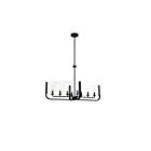 Eurofase Lighting 38157-035 Campisi 8-Lights 480W Black Chandelier