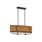 Eurofase Lighting 38160-011 COMPARELLI 4 Light 240W Dark Bronze Island Chandelier