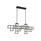 Eurofase Lighting 38257-021 Ferro 13-Lights 74W Black LED Chandelier
