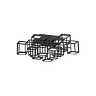 Eurofase Lighting 38261-026 Ferro 13-Lights 51W Black LED Flush Mount