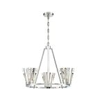 Eurofase Lighting 38865-015 Ricca 3-Lights 180W Chrome Chandelier