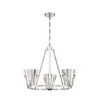 Eurofase Lighting 38865-015 Ricca 3-Lights 180W Chrome Chandelier