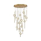 Eurofase Lighting 39465-023 Barletta 16-Lights 90W Brass LED Chandelier