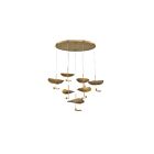 Eurofase Lighting 41909-010 Lagatto 18W Bronze Chandelier