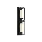 Eurofase Lighting 42732-013 Ren 2-Lights 120W Satin Black Wall Sconce