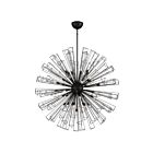 Eurofase Lighting 43865-017 Dendelio 35-Lights 1400W Black Chandelier