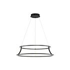 Eurofase Lighting 43885-015 Cadoux 54W Matte Black Chandelier