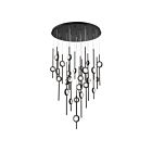 Eurofase Barletta 43890-019 152W Black Chandelier