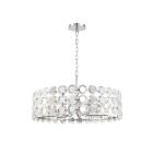 Eurofase Lighting 44286-019 Perrene 8-Lights 320W Chrome Chandelier