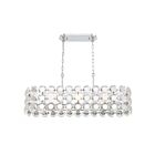 Eurofase Lighting 44287-016 Perrene 8-Lights 320W Chrome Chandelier