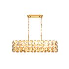 Eurofase Lighting 44287-020 Perrene 24-Lights 320W Gold Chandelier