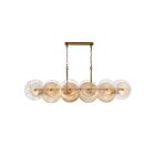 Eurofase Sue-Anne 44570-019 6-Lights 480W Plated Brass Chandelier