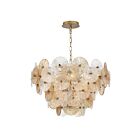 Eurofase Lighting 44572-013 Sue-Anne 27-Lights 720W Plated Brass Chandelier