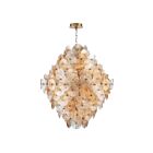 Eurofase Lighting 44574-017 Sue-Anne 1080W Plated Brass Chandelier